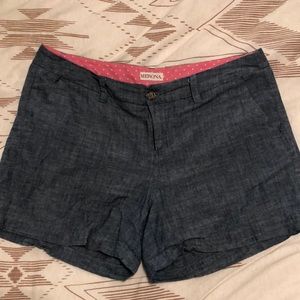 Chambray shorts